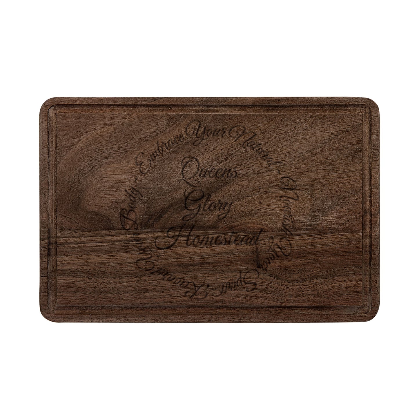 "Embrace Your Natural" Wooden Cutting Board