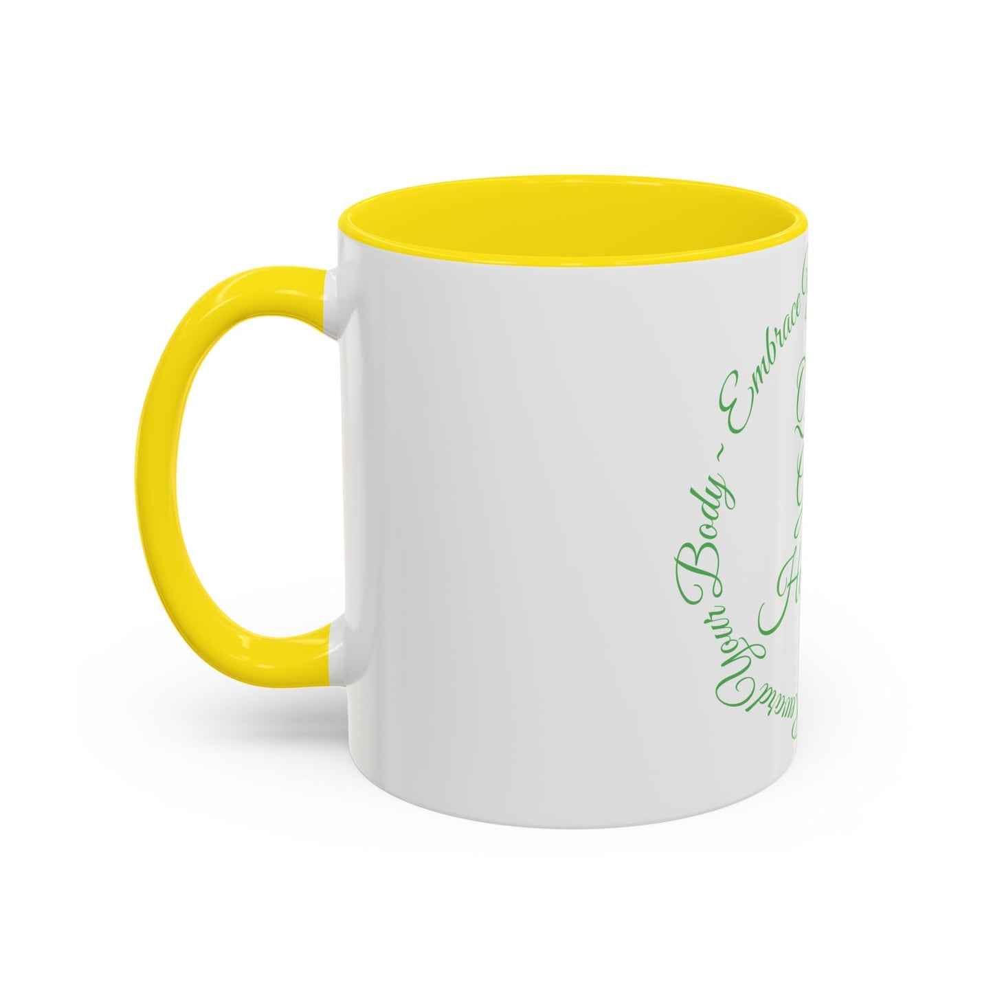 "Embrace Your Natural" Accent Coffee Mug (11, 15oz)