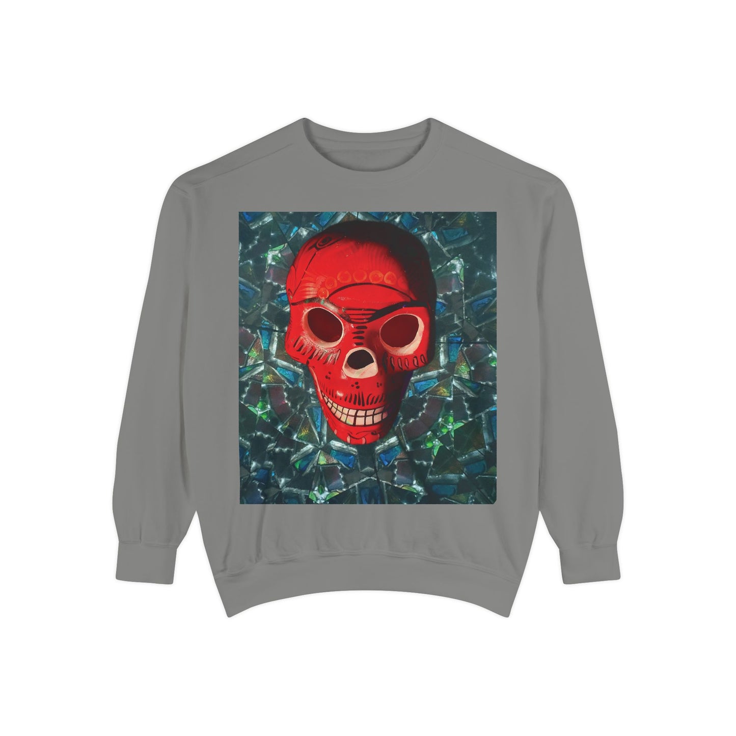 "Dia de los Muertos" Garment-Dyed Sweatshirt