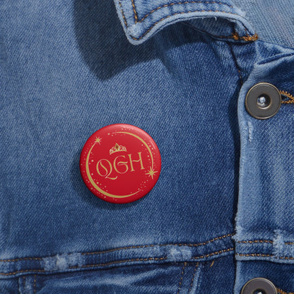 "QGH" Pin Buttons (Red)