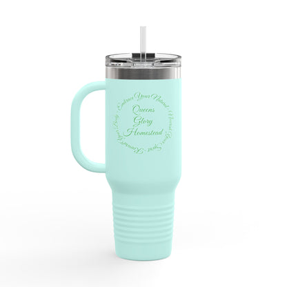 "Embrace Your Natural" Insulated Travel Mug, 40oz