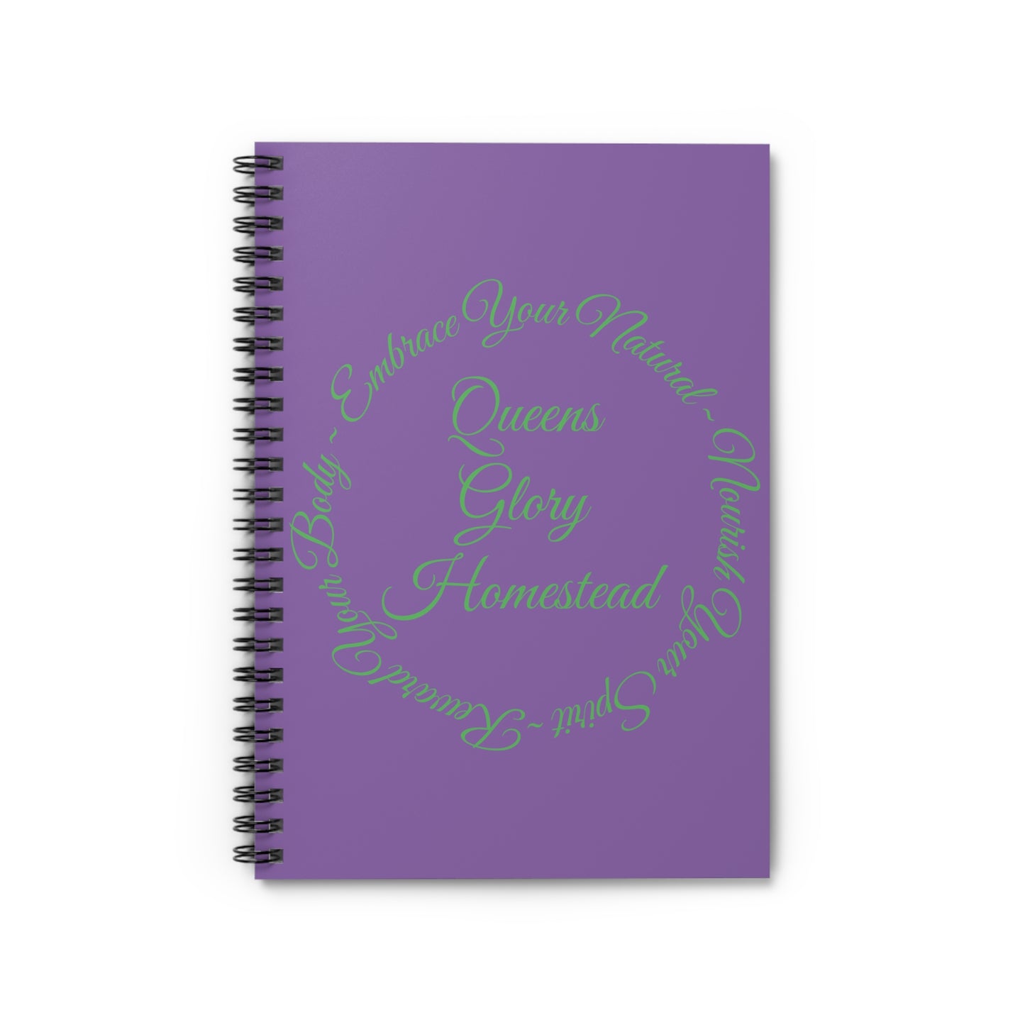 "Embrace Your Natural" Spiral Notebook