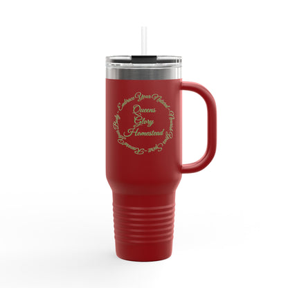 "Embrace Your Natural" Insulated Travel Mug, 40oz