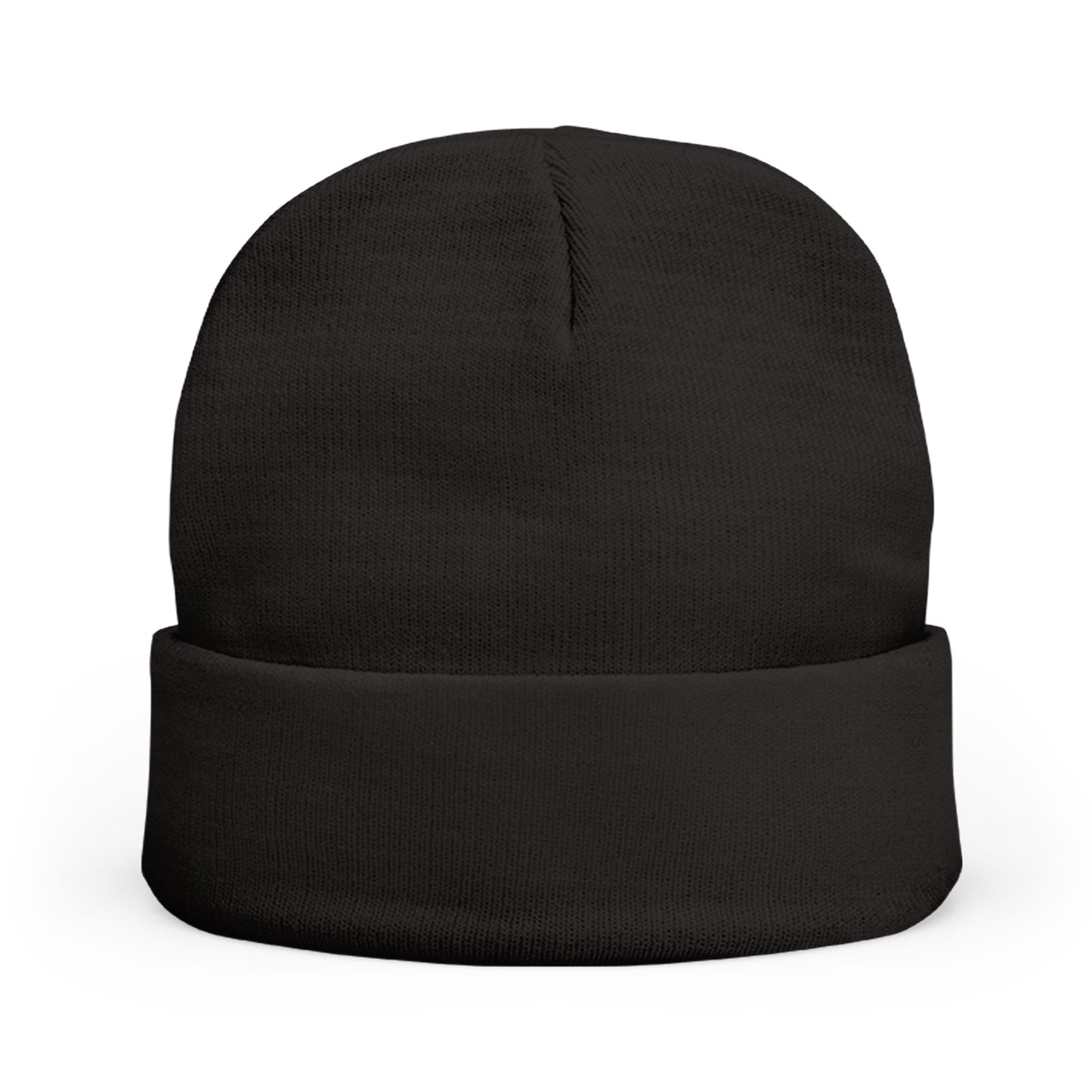 "QGH" Embroidered Knit Beanie Embroidered