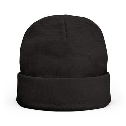 "QGH" Embroidered Knit Beanie Embroidered