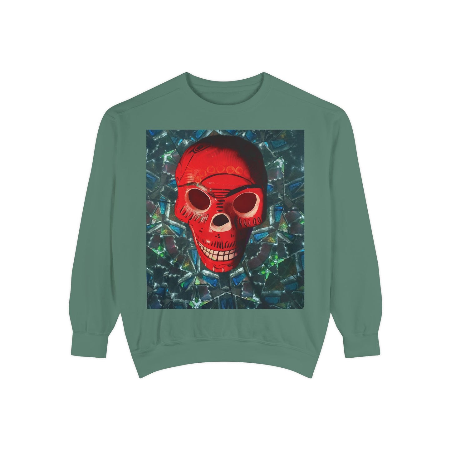 "Dia de los Muertos" Garment-Dyed Sweatshirt