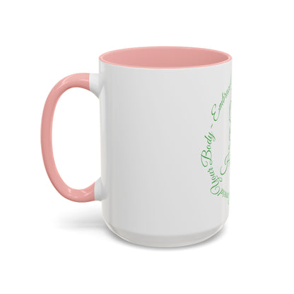 "Embrace Your Natural" Accent Coffee Mug (11, 15oz)