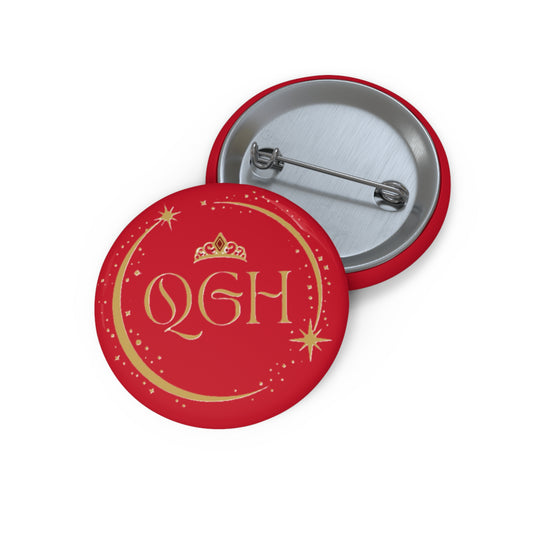 "QGH" Pin Buttons (Red)